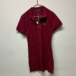 Raymond Burgundy Polo Dress